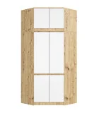 Corner cabinet S100 Oak Artisan / white order